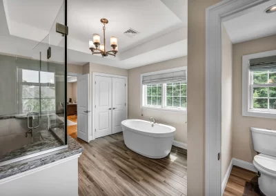 Real estate photography of elegant bathroom in Cromwell, CT | multifocusmedia